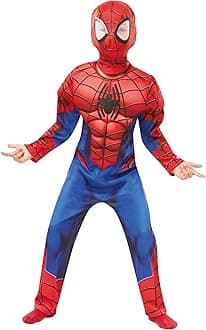 Rubie's Official Marvel Spider-Man Deluxe Childs Costume, Kids Superhero Fancy Dress
