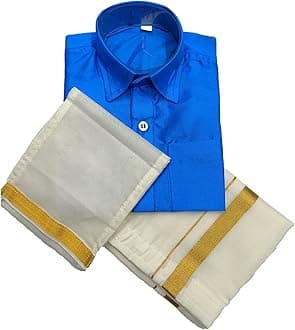 Bhandari Fashion Boys Traditional Dhoti & Shirts Set