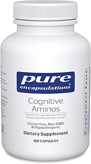 Pure Encapsulations Cognitive Aminos | Hypoallergenic Supplement for Cognitive Function Support | 120 Capsules