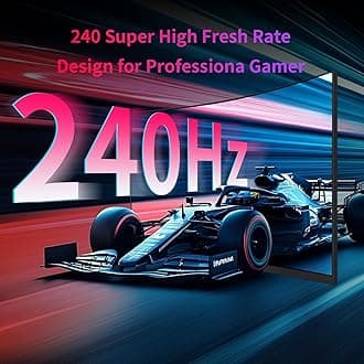 KTC 32 Inch 240Hz Curved Gaming Monitor, 1000R VA, QHD (2560x1440p), 4000:1 Contrast, Support FreeSync GSync, HDMI2.0 (144hz)/DP1.4(240hz)/Earphone, Tilt, Xbox PS5 Switch, 2K Computer Monitor for