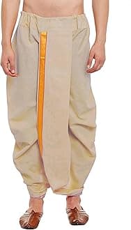 TrustousReady to Wear Mahraj Dhoti for men (Elastic Readymade Dhoti Pant)