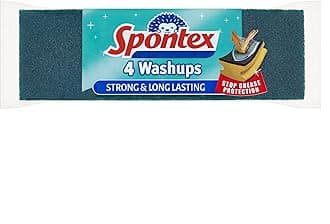 Washups General Purpose Sponge Scourers, 4 Count (Pack of 1)