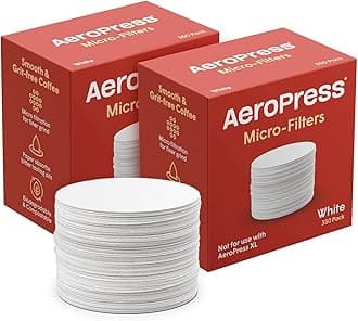 Replacement Filter Pack - Microfilters For AeroPress Coffee And Espresso Maker - 2 Pack (700 count),White