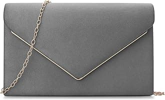 BBjinronjy Clutch Purse for Women Evening Bags Handbags for Wedding Party Cocktail Prom Faux Suede Crossbody Shoulder Bag