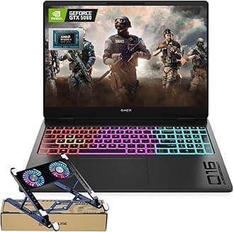 HP Omen MAX 16 RTX 5060 Pro Gaming Laptop, 16" WQXGA 240Hz, AMD Ryzen AI 9 HX 375(Beats Intel i9), NVIDIA RTX 5060, 16GB DDR5 RAM, 1TB SSD, RGB Keyboard, Wi-Fi 7, W11 P, Bundle with PCO Laptop Cooler