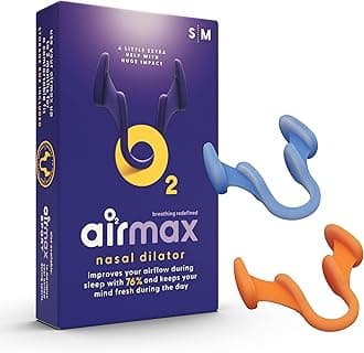 Air Max Anti snoring nasal dilator2, Small and Medium.