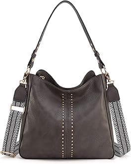 Medium Hobo Bags for Women Top Handle Satchel Shoulder Purse Bucket Handbag