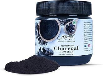 100% Natural Activated Charcoal Powder | (100 gms) Charcoal Powder for Beauty & Cosmetics | Used in Skin Care, Body Scrub, Facial Cleanser & Face Wash | Ayurvedic Support for Teeth & Soap