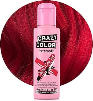 Semi-Permanent Vermillion Red Hair Dye