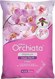 Orchid Bark, 100% Pure New Zealand Potting Mix - Classic 1/4in to 3/8in - for Superior Aeration, Flowering for Phalaenopsis, Vanda, Cattleya and houseplant Orchids (Formerly Besgrow)