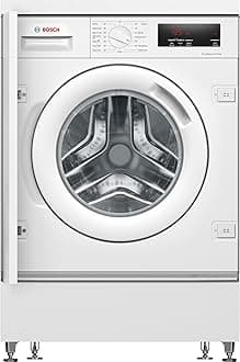 Bosch Home & Kitchen Appliances Bosch WIW28502GB Built in Washing Machine with 8kg Capacity, 5 Year Warranty (T&Cs apply), SpeedPerfect, ActiveWater Plus, EcoSilence Drive, 1400rpm, White, Serie 8