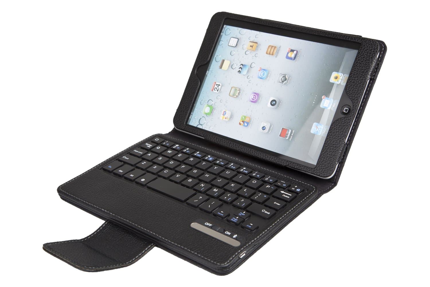 jVose Bluetooth Keyboard Case for iPad mini (Black)