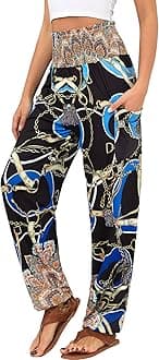 womens Boho Palazzo Slacks