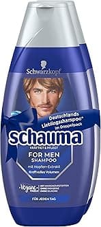 Schwarzkopf Foam Shampoo for Men Pack of 2 800 ml
