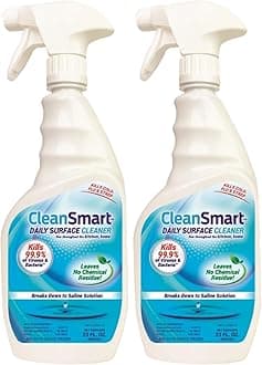 CleanSmart Daily Surface Cleaner Kills 99.9% of Germs, No Harsh Chemicals, 23oz, 2PK