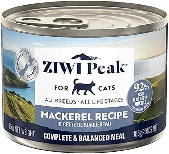 Peak Wet Cat Food, Mackerel Flavor - 12 x 185 g cans