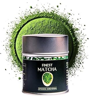 Heapwell Matcha Ceremonial Grade, Kyoto Uji - 30g | Finest AAA Japanese Ceremonial Matcha | First Harvest Highest Grade Green Tea Powder | Perfect for Tea, Latte, Smoothies | L-Theanine & Antioxidants