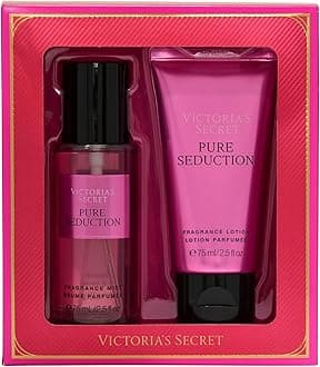 Victoria's Secret Pure Seduction Mini Fragrance Duo Gift Set, Notes of Juiced Plum and Crushed Freesia