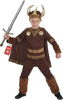 fun shack Boys Viking Costume, Viking Costume Kids, Book Characters Costumes for Kids, Storybook Characters Costumes, Medium