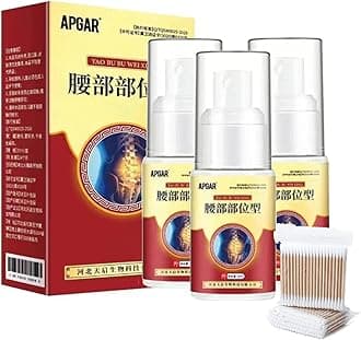 Lumbar Pain Relief Herbal Spray, APGAR Pain Spray, Lumbar Spine Cold Gel Spray, Herbal Joint Pain Relief Spray, Relieve The Pain Lumbar Pain Spray (3pcs)