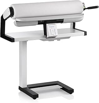 - Reliable 100SR Rotary Steam Press - Verve Steam Press With Foot Pedal Control, 3 Steam Settings, Variable Speed, Dual-End Feed for Ironing Long Sheets, 1800W Heating Element, Safety Release Lever