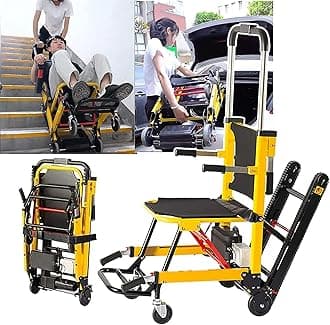 Electric Crawler Stair Climber, Hand Truck Stair Climber Electric, Manual Stair Climbing Wheelchair for Elderly Patient, Can Go Up And Down Stairs Chair