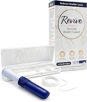 Revive Bladder Support Pessary for Women | Reusable Vaginal Device for Stress Incontinence & Leak Control | Comfortable Alternative to Pads & Liners | Womens Health Support | 1 Pack, One Month Supply