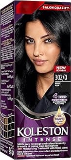 Dar Al Dawa Koleston Hair Color Creme 302/0 Black,100ml