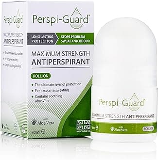 Maximum Strength Antiperspirant Roll-On, Strong Deodorant for Excessive Sweating & Hyperhidrosis Treatment, Lasts up to 5 Days - Unscented (30ml)