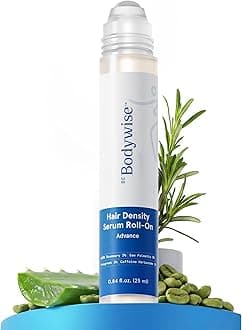Be Bodywise Rosemary Hair Growth Serum Roll On 25 ml – 3% Rosemary, 3% Redensyl & 2% Anagain | DHT-Blocking Scalp Serum Boosts Oxygen Flow, Reduces Hair Fall | Paraben/Sulfate-Free | Women & Men