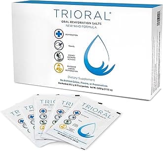TRIORAL Hydration Electrolytes Powder (100Pack)-Rapid Rehydration Solution,Essential Hydrating Formula,Combat Dehydration from Workouts,Sports & More, First Aid Kit,Travel Must-Haves,Drink Mix Packets