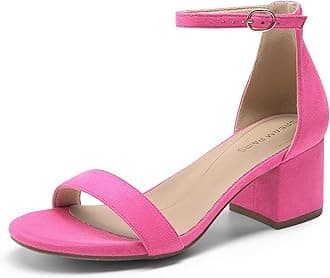 Womens Low-Chunk Low Heel Pump Sandal
