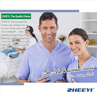 Positioning Bed Pad with Reinforced Handles 43" x 36" Patient Transfer Sheet Aid Assistant for Body Lifting, Turning, Repositioning, for Elderly, Incontinence, Caregiver, Aqua Blue