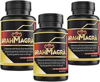 Wellness Pack Stamina and Boost Energy with Benefits of Organic HGW, Ashwagandha, Museli, Tonkat Ali for Men (Pack of 3)