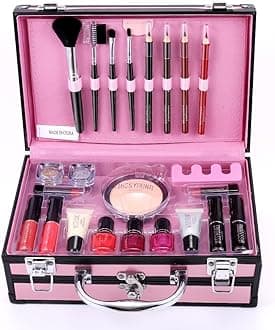 49-piece makeup kit for women & girls - complete makeup set for teens, women, and kids 8-12, all-in-one girls makeup kit