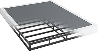 5 Inch Low Profile Box Spring, Sturdy Metal Frame Mattress Foundation, Easy Assembly, Quiet & Noise-Free, Queen Size