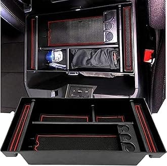 JOJOMARK Center Console Organizer Tray fits for 2019-2022 GMC Sierra/Chevy Silverado 1500 Accessories, 2020-2021 2022 2023 Silverado/Sierra 2500 HD/3500 HD