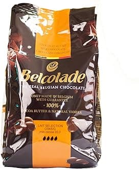 Belcolade Cacao Trace - Milk chocolate (34%) buttons - 1kg