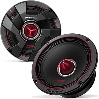 PIONEER TS-M651PRO P.R.O. Series 6 1/2", 16.5cm, 500 W Max Power, Blended Pulp Cone, High Efficiency Mid-Bass Driver - PRO Series Component Speaker (Pair)