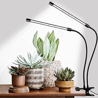 Hywyimlait Grow Lights for Indoor Plants, 84LEDs Clip Plant Lights, Full Spectrum LED Plant Growing Lamps with FlexibleGooseneck4/8/12/18H Timer, 3 Spectral Modes, 10 Dimmable Levels (1 Pack)