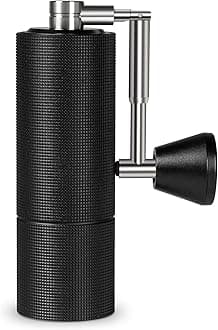 TIMEMORE Chestnut C3 PRO Manual Coffee Grinder with Foldable Handle, Stainless Steel Conical Burr, Internal Adjustable Setting, Hand Coffee Grinder for Espresso Pour Over French Press, Black
