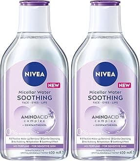Nivea All Skin Type Make-Up Remover Micellar Water, 400 ml (Pack of 2)