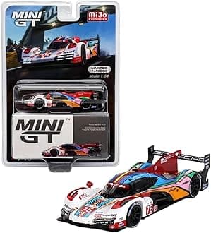Diecast Model Car Compatible with Mini GT 1:64 Porsche 963#75 Porsche Penske Motorsport 2023 24 Hrs of Le Mans Limited Edition MGT00740
