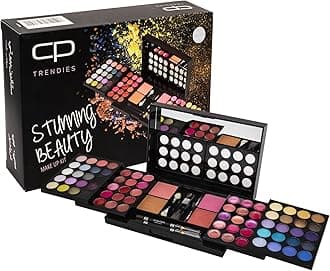 CP Trendies Stunning Beauty Makeup Kit No. 96 for Ladies & Girls | Piece Perfect Makeup Gift Set for Women with 40 Eyeshadows, Lip Gloss, Lip Colors, Blushers, Eye Pencils, Mirror