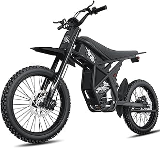 GT73 PRO/GT73 Electric Dirt Bike for Adults, 50MPH 60V 3000W / 37MPH 48V 2400W, 1747Wh/2160Wh Dual Battery Ebike Up to 85 Miles, 25" Motorcycle Tire, UL2849 All Terrain E Bike Full Suspension