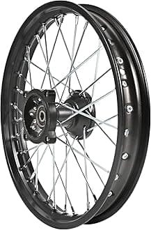 Trkimal Front Wheel Rim Hub for Motocross Off Road Dirt Pit Bike (60/100-14 (15mm Bearing))