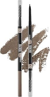 - Brow Arcade Eyebrow Pencil – Micro Definer with Brush for Natural Shaping, Long-Wear Color for Full, Defined Arches, Shade 02 Chocolate Brown, 0.035 oz