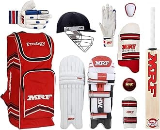 MRT SPORTS MRF Cricket Kit Grand Edition (Genius) VK-18 Virat Kolhi Complete Cricket Kit (Ideal for 10-14 Year)