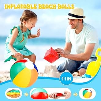 QAUYETM Pool Party Favors and Beach Party Favors, 132PCs Summer Toys Bulk for Kids with Beach Balls, Sunglasses, Water Balls, Stamps, More for End of Year Gifts for Students