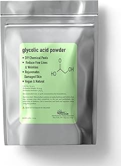 Glycolic Acid Powder DIY Glycolic Crystal Powder is 99% Pure, DIY (4 Oz/113 Grams)